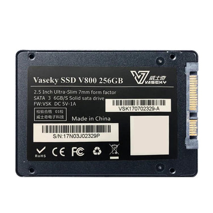 Vaseky 256GB Solid State Drive for Desktops and Laptops - 2.5" SATA SSD compact upgrade