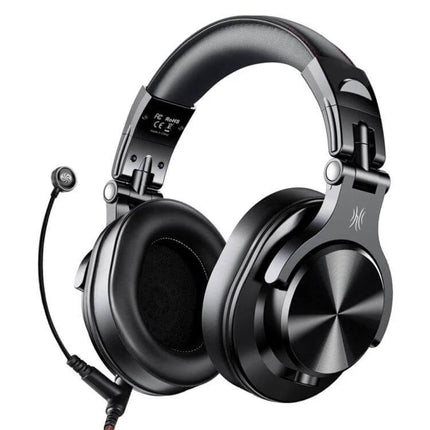 OneOdio Wired Over Ear Headphones With Inline Microphone black foldable wired headphones with removable cables