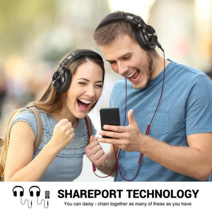 OneOdio Wired Headphones With Microphone For Calls - wired 40mm drivers for calls, meetings, studio monitoring, 3.5mm/6.35mm