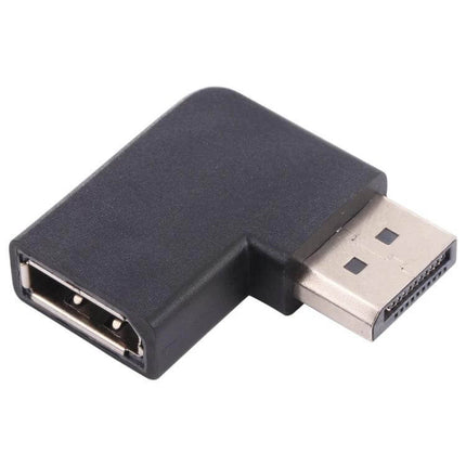 DisplayPort Elbow Adapter for Flexible Device Connections – 90° elbow adapter for tight-space cable routing, supports up to 8K, reduces cable strain
