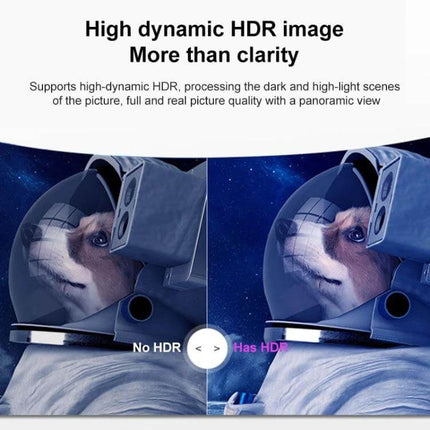 8K DisplayPort Female to Female Straight Adapter for Connections showing HDR comparison image with clearer 8K monitor output