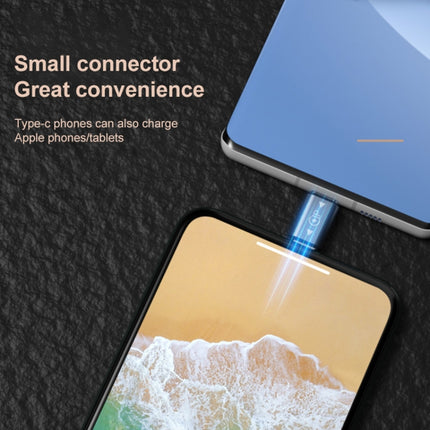 Essential adapter for daily USB-C to Lightning device charging compact adapter connecting USB-C power bank to iPhone for commuting and travel