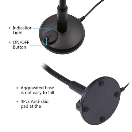 USB Computer Microphone Omnidirectional For Calls And Recording