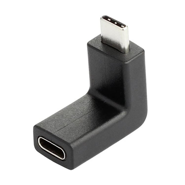 Type-C Adapter for Everyday Device Charging and Transfers - compact 90-degree USB-C elbow adapter for charging and data transfer