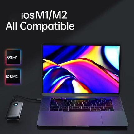 Orico 5-in-1 USB-C Docking Station for Laptop Connectivity