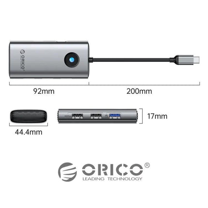 Orico 5-in-1 USB-C Docking Station for Laptop Connectivity
