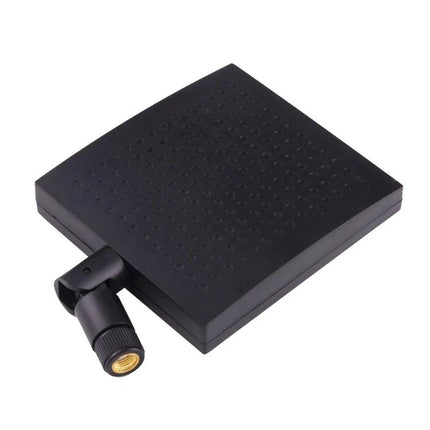 Black Panel WiFi Antenna for Indoor Signal Enhancement - compact black panel antenna for boosting home office streaming and gaming connectivity