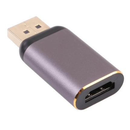 HDMI to DisplayPort Adapter for Computer Video Connections — compact HDMI female to DisplayPort male converter for laptop to monitor audio/video