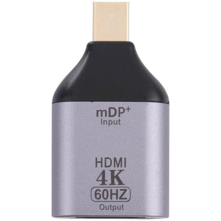 HDMI Female to Mini DisplayPort Adapter for 4K Connections - compact 4K@60Hz HDMI female to mDP converter for laptops, monitors and gaming displays