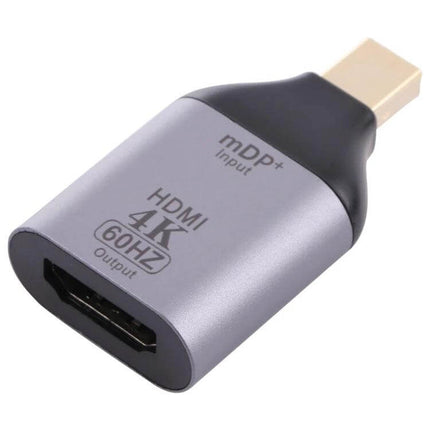 HDMI Female to Mini DisplayPort Adapter for 4K Connections - compact 4K@60Hz HDMI female to mDP adapter for laptop to monitor and gaming display