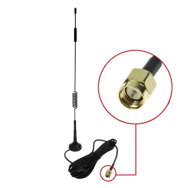 7dBi High Gain 4G LTE Antenna for Improved Signal Reception - magnetic mount with SMA connector and long cable for better rural signal