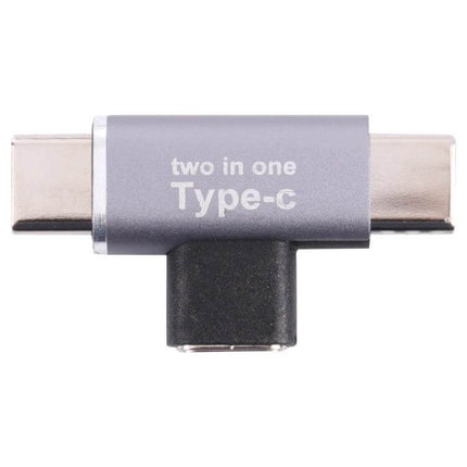 USB-C Female to Male Adapter for Connecting Devices - compact two-in-one Type-C adapter with anti-oxidation plug for charging and data transfer