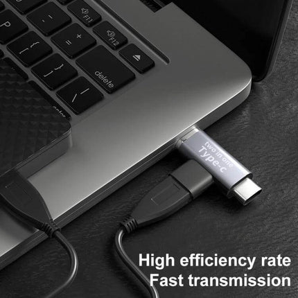 USB-C Female to Male Adapter for Connecting Devices plugged into laptop for fast charging and data transfer, anti-oxidation Type-C adapter