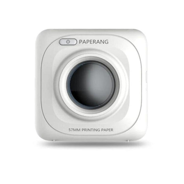 PAPERANG P1 Portable Printer for Travel Photo Printing compact white Bluetooth photo printer for 57mm paper, ideal for on-the-go travel memories