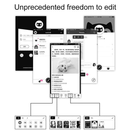 PAPERANG P1 Portable Printer for Travel Photo Printing showing mobile app editing interface and print preview