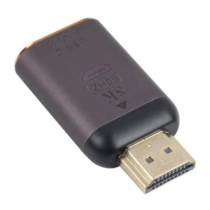 USB-C Female to HDMI Male Adapter for 8K Video Connections