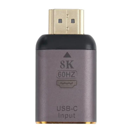 USB-C Female to HDMI Male Adapter for 8K Video Connections