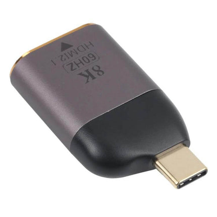 HDMI Female to USB-C Adapter for High-Definition Video Connections compact 8K-capable USB-C to HDMI female adapter for laptops, monitors, TVs