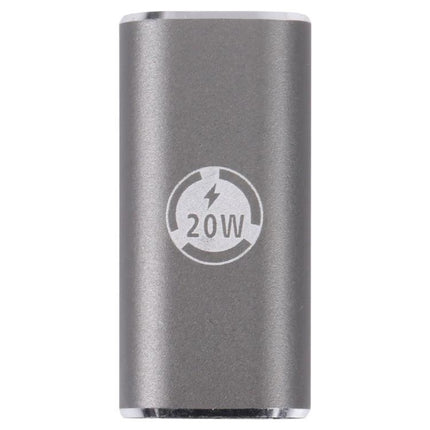 Handy Elbow Adapter for Charging Devices During Daily Activities slim 20W Type-C right-angle charger adapter in metallic gray