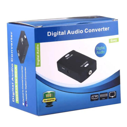 Digital Audio Adapter for Coaxial to Optical Connections