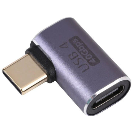 USB-C Elbow Adapter for Everyday Device Connections at Home — compact right-angle Type-C connector for laptops, phones and tablets