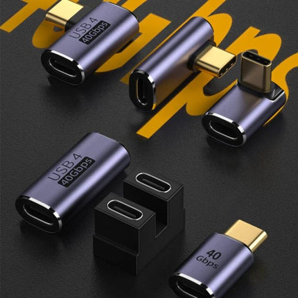 USB-C Elbow Adapter for Everyday Device Connections at Home - angled Type-C adapter for laptops, phones and tablets, compact strain-relief design