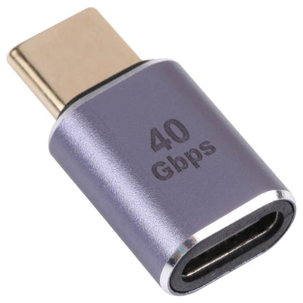 Compact Adapter for Everyday Device Connections During Travel and Home - compact Type-C 40Gbps adapter for charging and file transfer