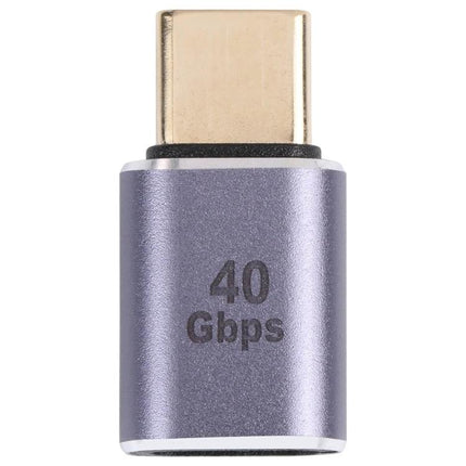 Compact Adapter for Everyday Device Connections During Travel and Home - Type-C 40Gbps aluminium USB-C adapter for charging and file transfer