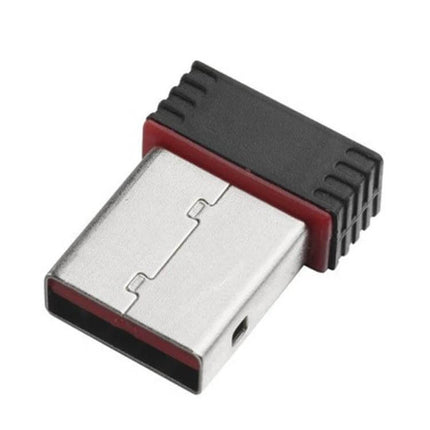 Compact USB WiFi Adapter for Easy Wireless Connectivity at Home - small black and silver USB WiFi dongle for laptops and desktops