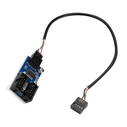 Rocketek USB Splitter Adapter for Multiple Connections compact USB2.0 cable and PCB board for expanding a single port to multiple peripherals