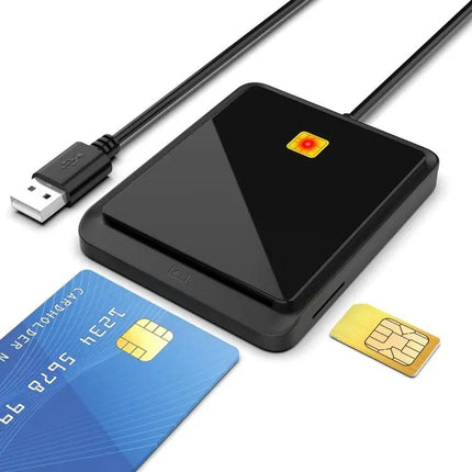 Rocketek 2-in-1 Smart Card Reader for SIM and ID Access