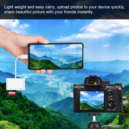 USB-C Card Reader for Everyday Photo and File Transfers - compact USB-C SD/TF reader moving photos from camera to phone or laptop