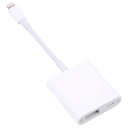 Adapter for Connecting USB Devices to Your Phone on the Go - white 8-pin plug-and-play USB adapter for file transfer and keyboard use
