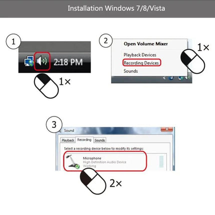 Condenser Microphone For Streaming And Singing On PC And Mac