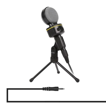 Mic for Daily Video Calls and Live Broadcasts at Home - compact condenser mic on tripod stand for clear home streaming and calls