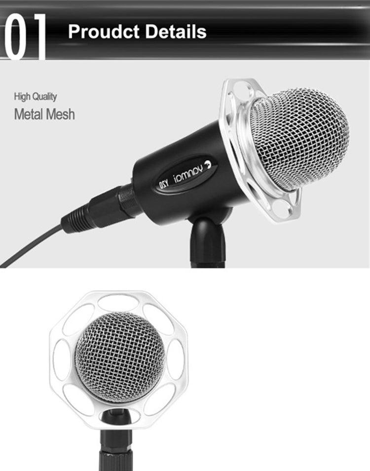 High-Quality Condenser Microphone for Live Streaming and Online Communication