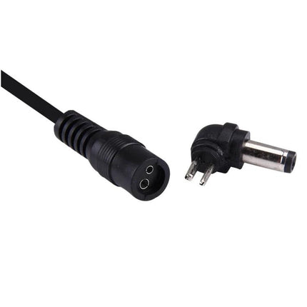 Universal UK Plug Power Adapter for Pedals and Effects - black DC connector cable for guitar pedals, regulated multi-voltage adapter accessory