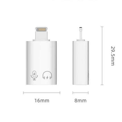 OTG Adapter for Everyday File Transfers on Trips and at Home compact aluminum Lightning OTG adapter 29.5mm x 16mm x 8mm for phone USB drives