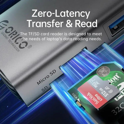 Orico 8-in-1 USB-C Docking Station for Versatile Connectivity