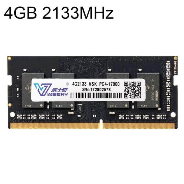 Alt Tag: Vaseky 4GB DDR4 Laptop RAM Module for Everyday Computing - 2133MHz SO-DIMM memory upgrade