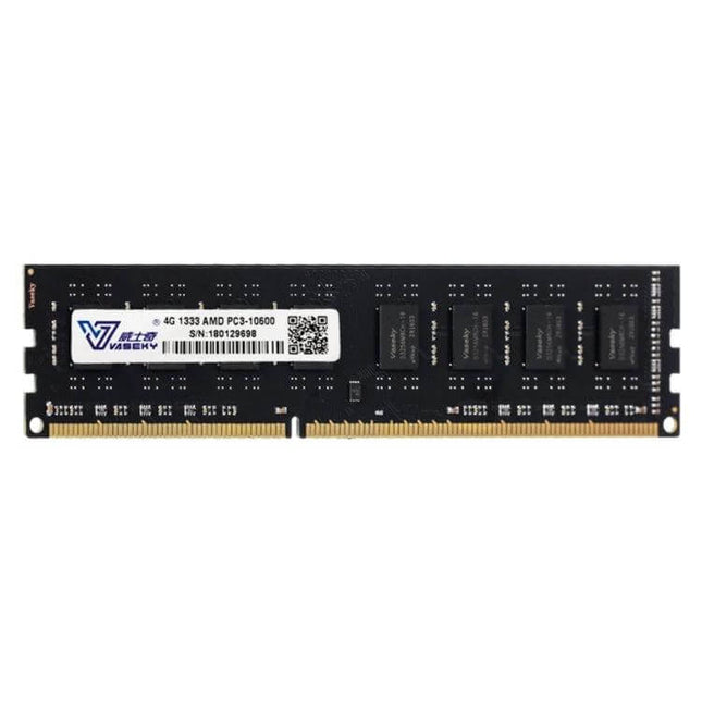 Vaseky 4GB DDR3 Desktop RAM Module for Computers black PCB memory stick, 4GB DDR3 upgrade for older desktop systems