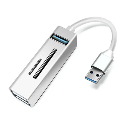 Multi-Functional USB 3.0 Hub for Connecting Peripherals and Memory Cards