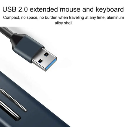 Multi-Functional USB 3.0 Hub for Connecting Peripherals and Memory Cards