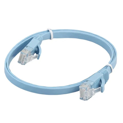 Flat CAT6 Ethernet Cable for Home Network Connections, 0.5m