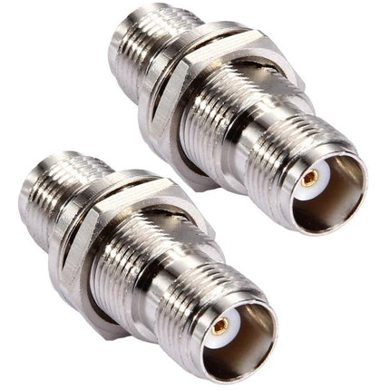 TNC Female to TNC Female Adapter with Screw Gasket for Antennas stainless steel bulkhead adapter for RF antenna connections