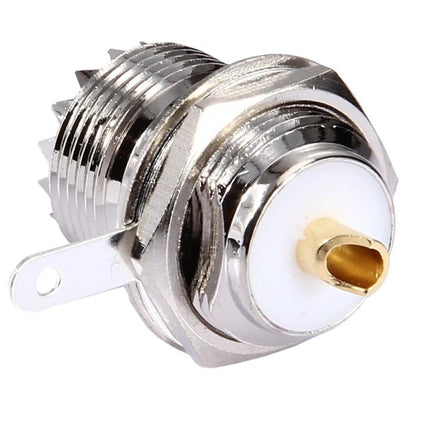 UHF Female to KY Connector for Antenna and Cable Links stainless steel panel mount adapter with gold-plated center pin