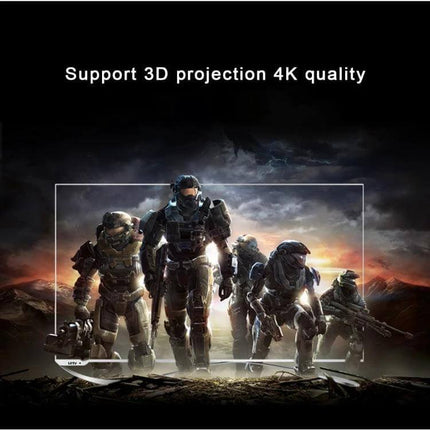 HDMI Switch for Connecting Multiple 4K Video Sources at Home with 5-inputs shown powering 4K gaming scene and 3D projection