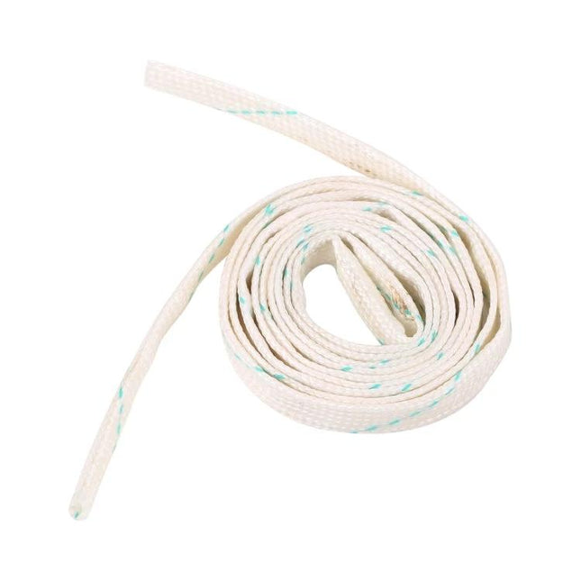 High-Voltage Insulating Pipe for Electrical Wiring, 3mm x 90cm - white braided insulating sleeve for protecting motor and appliance wires