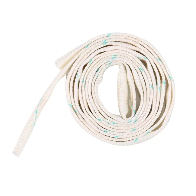 High-Voltage Insulating Pipe for Electrical Wiring, 3mm x 90cm rolled white insulating sleeve for motor and appliance wire protection