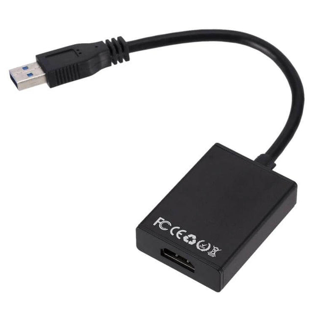 USB 3.0 to HDMI Adapter Cable for Connecting to Displays - black USB 3.0 to HDMI adapter cable for 1080p TVs, monitors and projectors